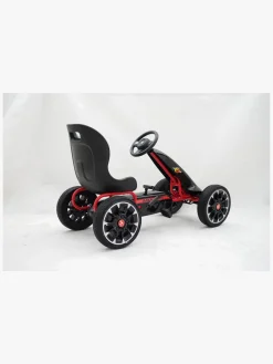 Pedal- & Gåbiler-Abarth Pedalbil Gokart, Sort