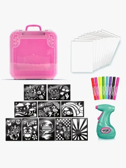 Kreativt Legetøj-AirbrushPlush Airbrush Plush Art Kreasæt