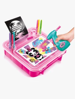 Kreativt Legetøj-AirbrushPlush Airbrush Plush Art Kreasæt