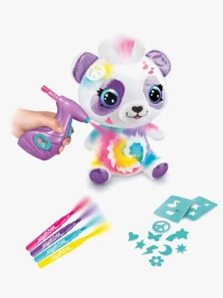 Kreativt Legetøj-AirbrushPlush Airbrush Plush Bamse Panda 20 cm