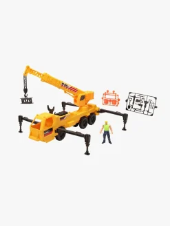 Udelegetøj|Legetøjsbiler & -Fartøjer-AlexGarage1 Alex's Garage Big Builder Kranbil