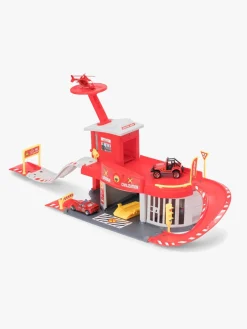 Legetøjsbiler & -Fartøjer-AlexGarage1 Alex's Garage Brandstation Med 3 Tilbehør Rød