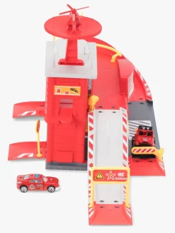 Legetøjsbiler & -Fartøjer-AlexGarage1 Alex's Garage Brandstation Med 3 Tilbehør Rød