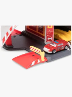 Legetøjsbiler & -Fartøjer-AlexGarage1 Alex's Garage Brandstation Med 3 Tilbehør Rød