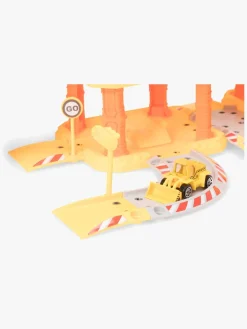 Legetøjsbiler & -Fartøjer-AlexGarage1 Alex's Garage Byggeplads Med 3 Tilbehør Gul