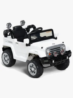 Elbiler & -Køretøjer-AlexGarage1 Alex's Garage Elbil Jeep, Hvid Sort
