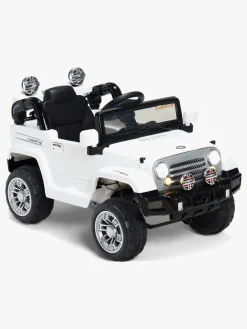 Elbiler & -Køretøjer-AlexGarage1 Alex's Garage Elbil Jeep, Hvid Sort