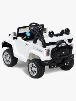 Elbiler & -Køretøjer-AlexGarage1 Alex's Garage Elbil Jeep, Hvid Sort