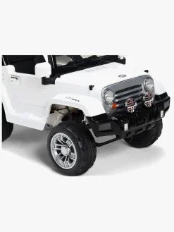 Elbiler & -Køretøjer-AlexGarage1 Alex's Garage Elbil Jeep, Hvid Sort