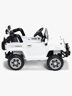 Elbiler & -Køretøjer-AlexGarage1 Alex's Garage Elbil Jeep, Hvid Sort