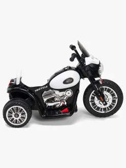 Elbiler & -Køretøjer-AlexGarage1 Alex's Garage Elmotorcykel Lille, Hvid/Sort