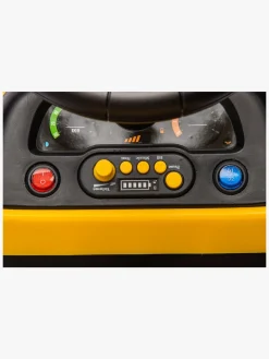 Elbiler & -Køretøjer-AlexGarage1 Alex's Garage Eltraktor med Trailer, Gul