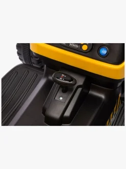 Elbiler & -Køretøjer-AlexGarage1 Alex's Garage Eltraktor med Trailer, Gul