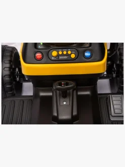 Elbiler & -Køretøjer-AlexGarage1 Alex's Garage Eltraktor med Trailer, Gul