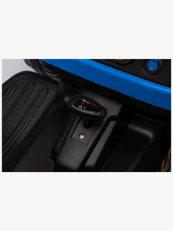 Elbiler & -Køretøjer-AlexGarage1 Alex's Garage Eltraktor med Trailer, Blå Blå/Orange