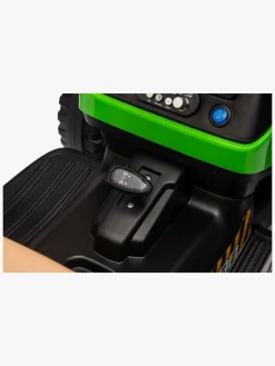 Elbiler & -Køretøjer-AlexGarage1 Alex's Garage Eltraktor med Trailer, Grøn Grøn