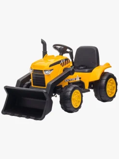 Elbiler & -Køretøjer-AlexGarage1 Alex's Garage Eltraktor med Front Loader, Gul