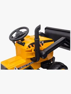 Elbiler & -Køretøjer-AlexGarage1 Alex's Garage Eltraktor med Front Loader, Gul