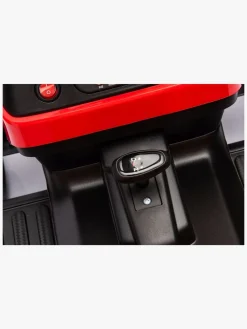 Elbiler & -Køretøjer-AlexGarage1 Alex's Garage Eltraktor med Trailer, Rød Rød