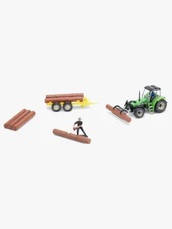 Legetøjsbiler & -Fartøjer-AlexGarage1 Alex's Garage Farm Truck Skogbrug 1:32 Grøn