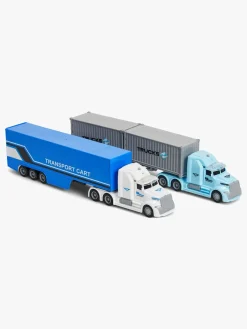 Legetøjsbiler & -Fartøjer-AlexGarage1 Alex's Garage Lastbil, Blå/Grå