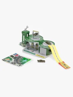 Legetøjsbiler & -Fartøjer-AlexGarage1 Alex's Garage Militær Parkeringsgarage Grøn