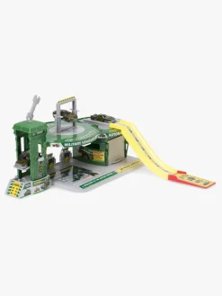 Legetøjsbiler & -Fartøjer-AlexGarage1 Alex's Garage Militær Parkeringsgarage Grøn