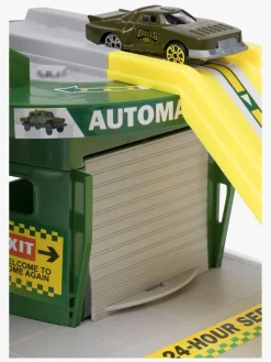 Legetøjsbiler & -Fartøjer-AlexGarage1 Alex's Garage Militær Parkeringsgarage Grøn