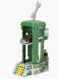 Legetøjsbiler & -Fartøjer-AlexGarage1 Alex's Garage Militær Parkeringsgarage Grøn