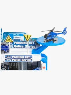 Legetøjsbiler & -Fartøjer-AlexGarage1 Alex's Garage Parkeringshussæt Politistation