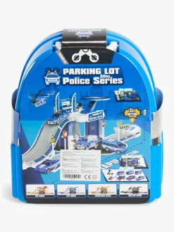 Legetøjsbiler & -Fartøjer-AlexGarage1 Alex's Garage Parkeringshussæt Politistation