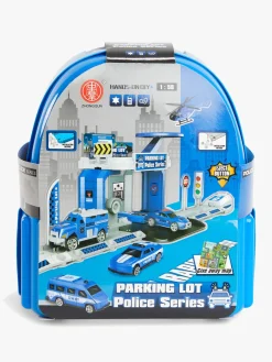 Legetøjsbiler & -Fartøjer-AlexGarage1 Alex's Garage Parkeringshussæt Politistation