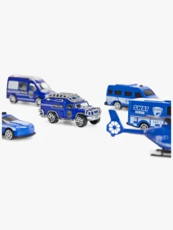 Legetøjsbiler & -Fartøjer-AlexGarage1 Alex's Garage Parkeringshussæt Politistation