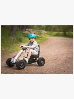 Pedal- & Gåbiler-AlexGarage1 Alex's Garage Pedalbil Go-kart, Hvid