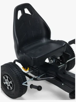 Pedal- & Gåbiler-AlexGarage1 Alex's Garage Pedalbil Go-kart, Hvid