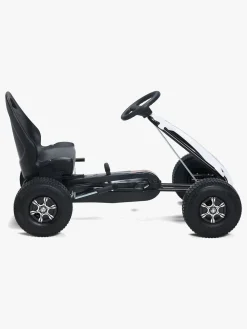 Pedal- & Gåbiler-AlexGarage1 Alex's Garage Pedalbil Go-kart, Hvid