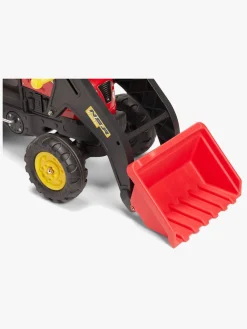 Pedal- & Gåbiler-AlexGarage1 Alex's Garage Pedaltraktor med Skovl, Rød