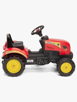 Pedal- & Gåbiler-AlexGarage1 Alex's Garage Pedaltraktor, Rød