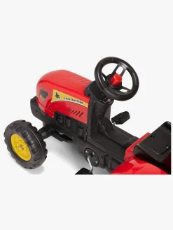 Pedal- & Gåbiler-AlexGarage1 Alex's Garage Pedaltraktor, Rød