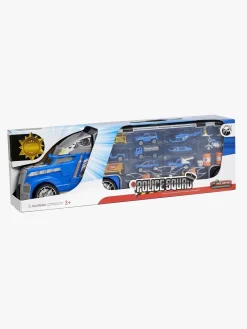 Legetøj Til Børn På 0-10 År|Legetøjsbiler & -Fartøjer-AlexGarage1 Alex's Garage Police Squad Lastbil med Transportmidler