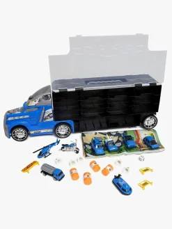 Legetøj Til Børn På 0-10 År|Legetøjsbiler & -Fartøjer-AlexGarage1 Alex's Garage Police Squad Lastbil med Transportmidler