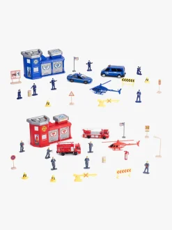 Legetøjsbiler & -Fartøjer-AlexGarage1 Alex's Garage Politistation og Brandstation