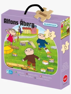 Spil & Puslespil-Alfonsberg Alfons Åberg Puslespil 15 Brikker