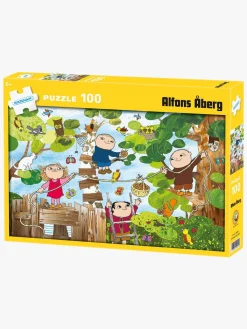 Spil & Puslespil-Alfonsberg Alfons Åberg Puslespil 100 Brikker