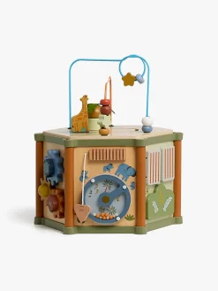 Babylegetøj-AliceFox Alice & Fox Aktivitetslegetøj Heksagon Safaridyr