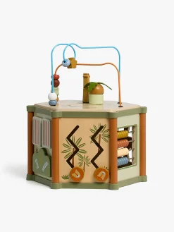 Babylegetøj-AliceFox Alice & Fox Aktivitetslegetøj Heksagon Safaridyr