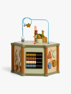 Babylegetøj-AliceFox Alice & Fox Aktivitetslegetøj Heksagon Safaridyr