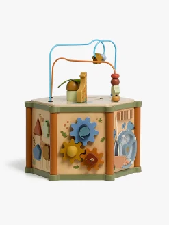 Babylegetøj-AliceFox Alice & Fox Aktivitetslegetøj Heksagon Safaridyr