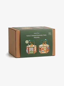 Babylegetøj-AliceFox Alice & Fox Aktivitetslegetøj Heksagon Safaridyr
