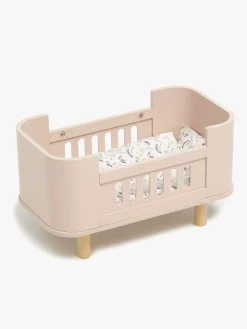 Dukker & Bamser-AliceFox Alice & Fox Dukkeseng inkl. Madras, Pink Lyserød/Hvid